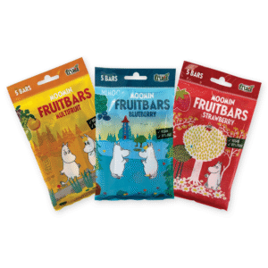 MOOMIN naturaalne puuviljamaius, 5 x 15 g
