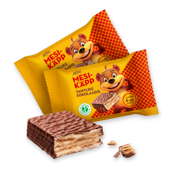 Mesikäpp vahvlike šokolaadis, 40 g - Image 2