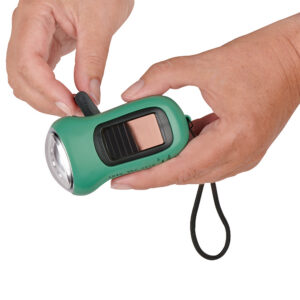 Päikeseenergia-dünamo taskulamp